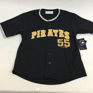 (NWT) PIRATES, Short Sleeve button down shirt